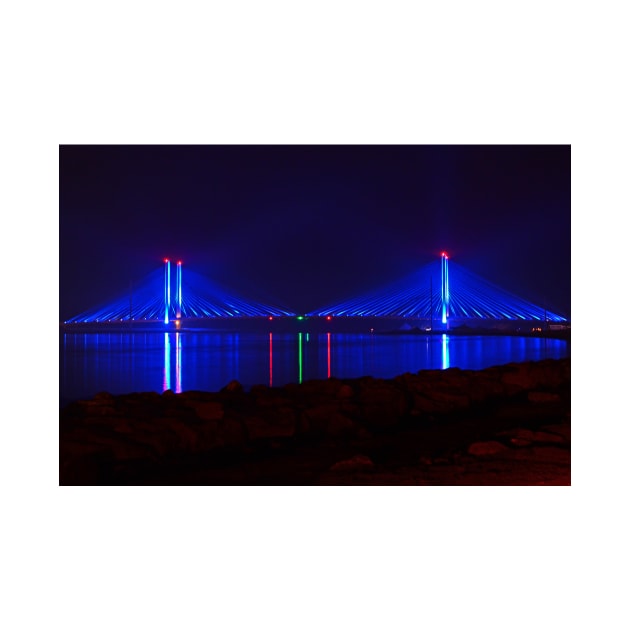 Indian River Bridge After Dark by Swartwout
