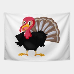 Cute Kawaii Turkey Tapestry