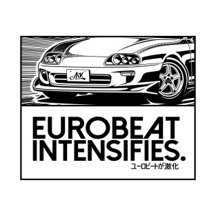 EUROBEAT INTENSIFIES - SUPRA JZA80 T-Shirt