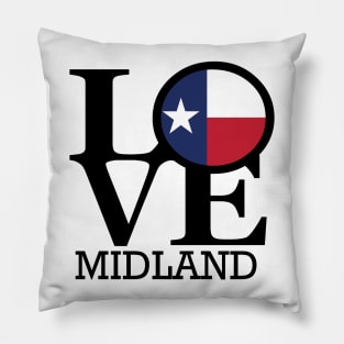 LOVE Midland Texas Pillow