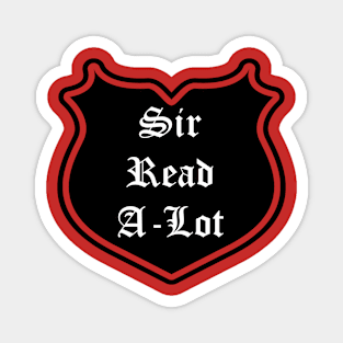 Sir Read-A-Lot Emblem Magnet