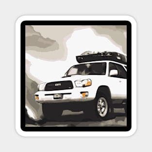 Toyota Land Cruiser off roading Magnet