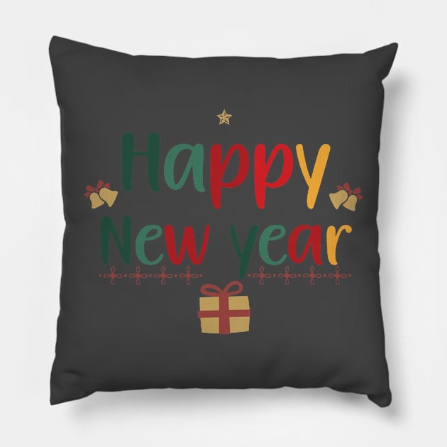 christmas is approaching santa, Happy New year Pillow by StoreOfLove