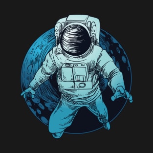 Astronaut Wanders In The Space T-Shirt