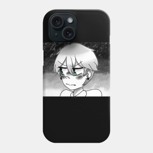 Tsundere Boy Manga Style Phone Case