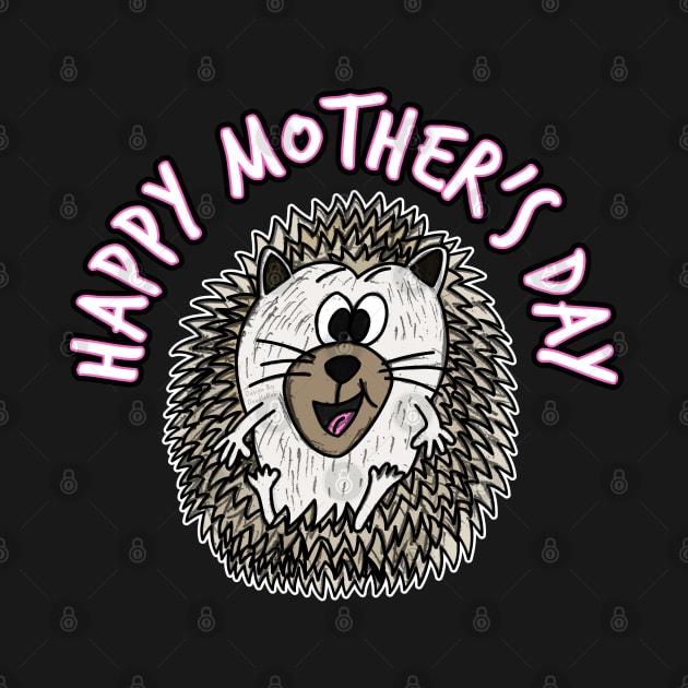 Mother's Day Hedgehog Mothering Sunday by doodlerob