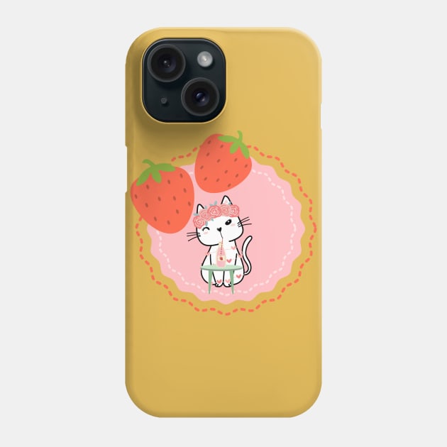 Strawberry shortcake Phone Case by tubakubrashop
