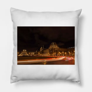 Chaotic Light Trails At The Louvre © Pillow