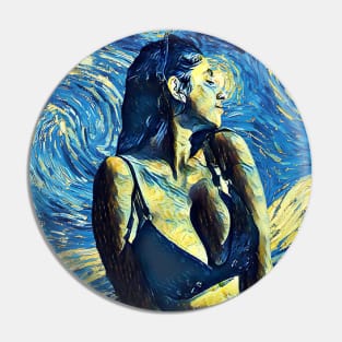 Sun Kissed Van Gogh Style Pin