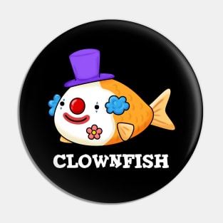 Clownfish Animal Pun Pin