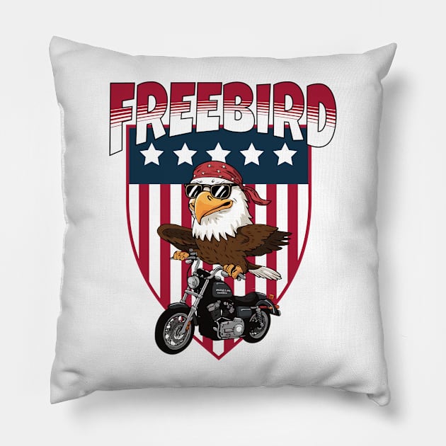 FreeBird Pillow by NikuDesign