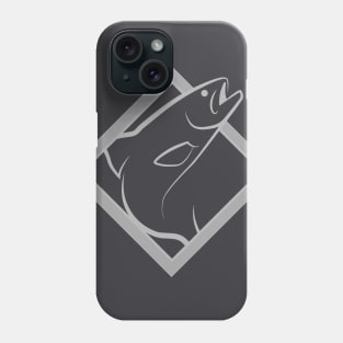 Trout - Gray diamond Phone Case