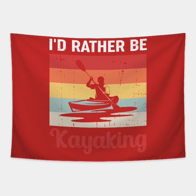 kayaking Tapestry by Fish Stick