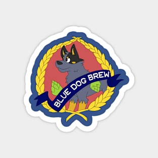 Blue Dog Brew Magnet