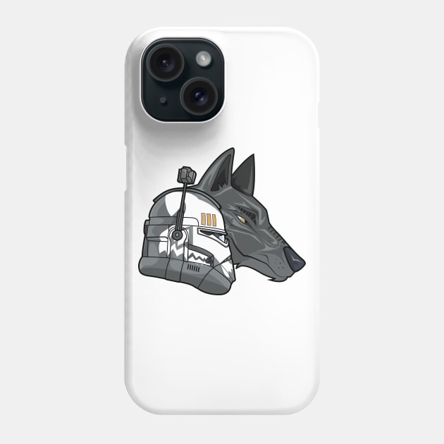 Commander Wolfe - black Phone Case by KMcreations