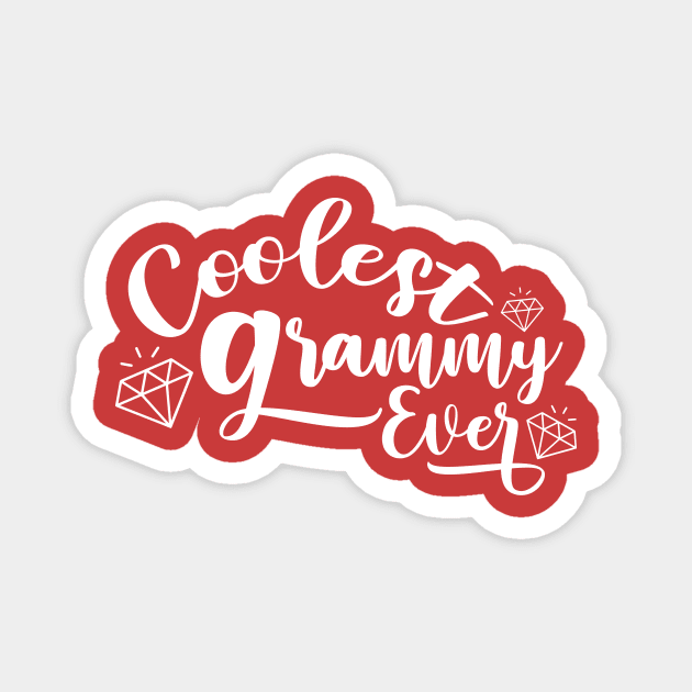 Coolest Grammy Ever Magnet by HarlinDesign