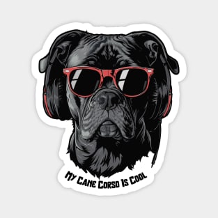 Cool Dogs - Sounds and Shade - Cane Corso Magnet