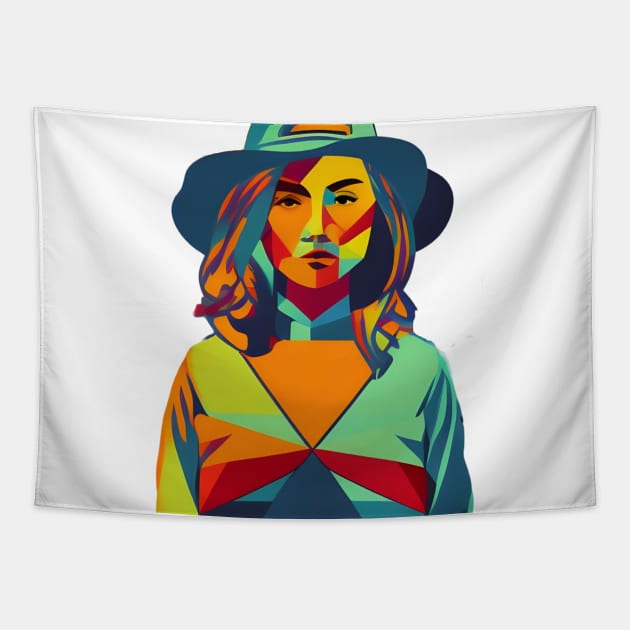 Cowgirl Tapestry by mdr design