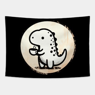 Kawaii Tea rex Tapestry