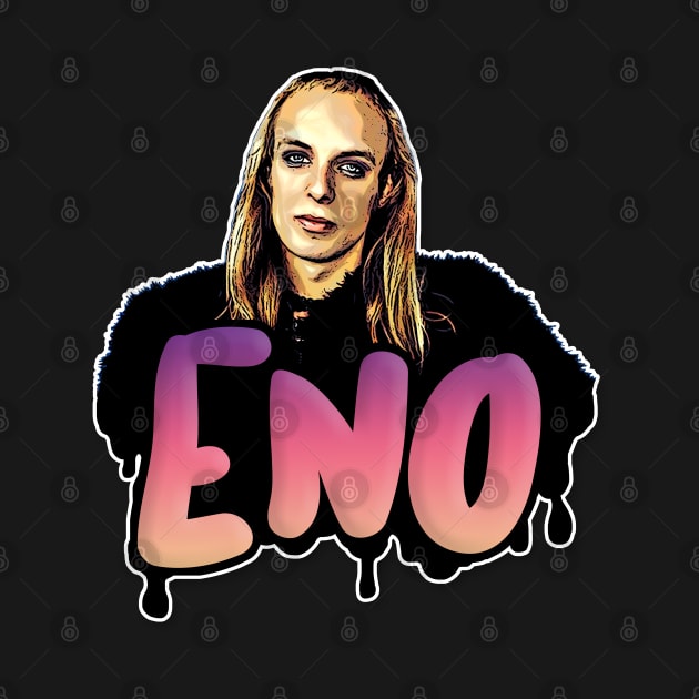 Brian Eno Retro/Glam Graphic Typography Design by DankFutura