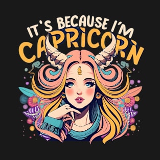 Capricorn Horoscope Riddle: Retro Zodiac Wisdom T-Shirt