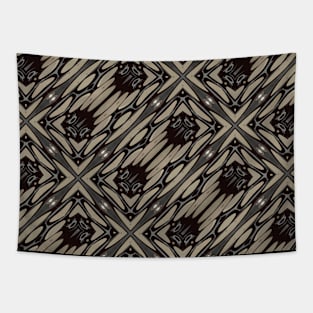 Black and White, Boxed Rice - WelshDesignsTP002 Tapestry