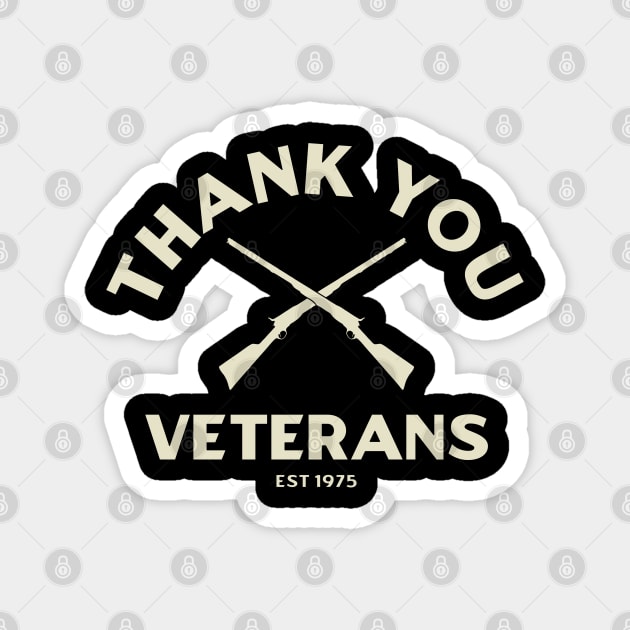 Thank You Veterans Magnet by dentikanys