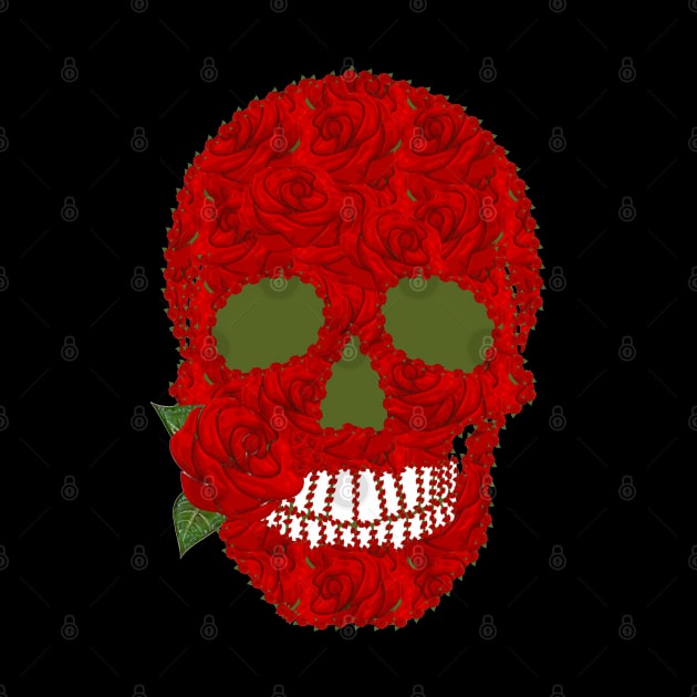 Rose Skull by Nuletto