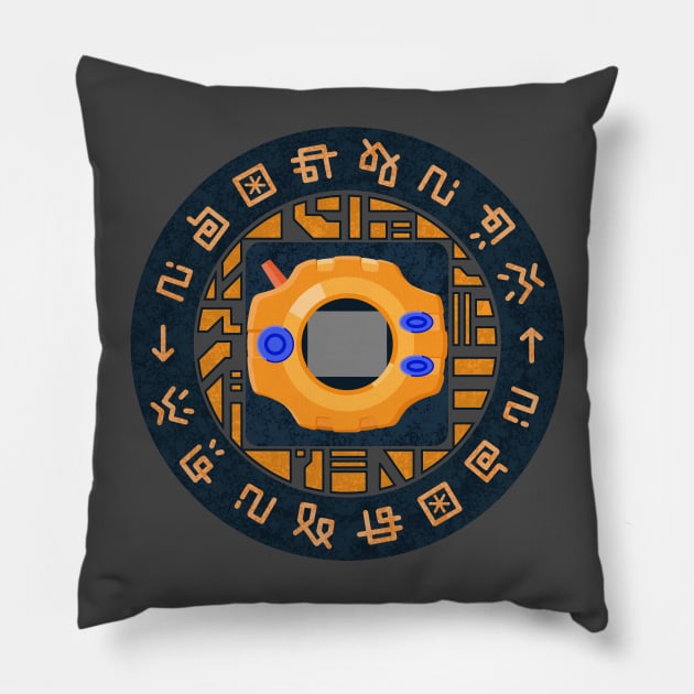 Tai's Digivice Pillow by MEArtworks