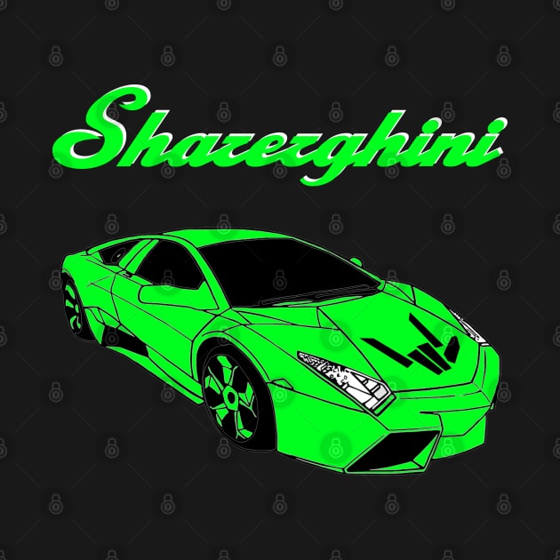 sharerghini green by NewMerch