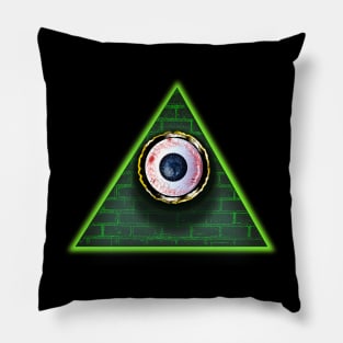 Evil Eye - Distressed Illuminati All Seeing Eye Pillow