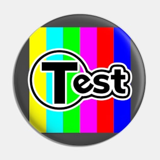 Test - bright colors Pin