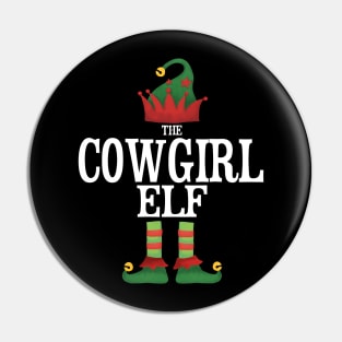 Cowgirl Elf Matching Family Group Christmas Party Pajamas Pin