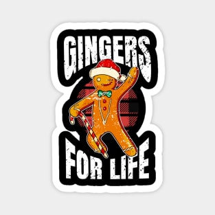 Christmas Santa Claus Gingers for life Magnet