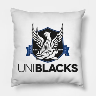 melbourne university football club uniblacks design logo Pillow