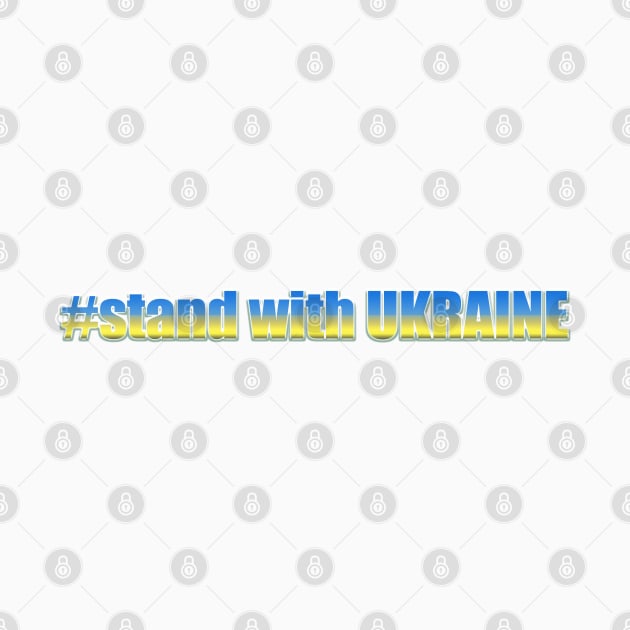 Tag stand with  Ukraine by tashashimaa