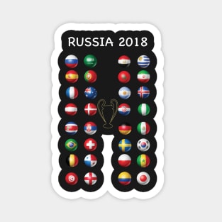 russia 2018 shirt Magnet