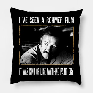 Shadowy Sleuth Elegance Moves Movie Tees, Embrace the Intrigue of Gene Hackman's Detective Journey Pillow