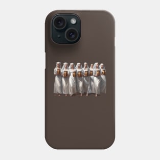 Eight Maids Milking Cut Out Phone Case