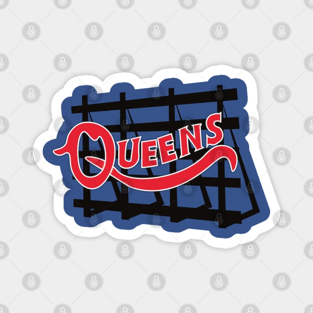 Queens Sign Magnet by MAS Design Co