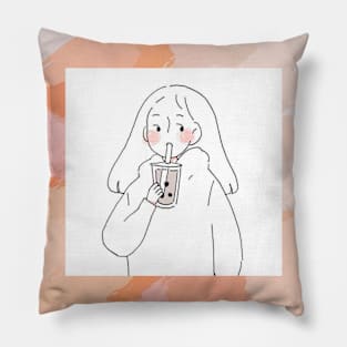 HI BUBBLE TEA Pillow