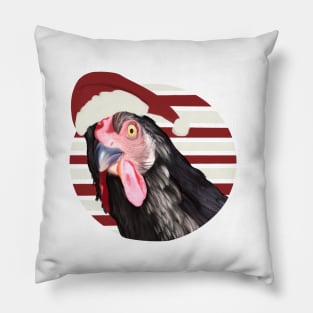 Funny Christmas Chicken Pillow