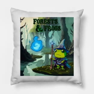 Forest & Frogs - The Water Wizards Lake Pillow