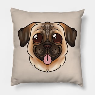 Pug Dog Pillow