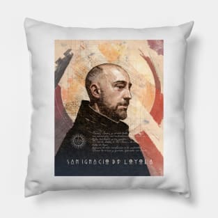 Portrait of Saint Ignatius of Loyola 2 Pillow