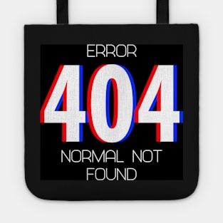 Error 404 Normal Not Found Tote