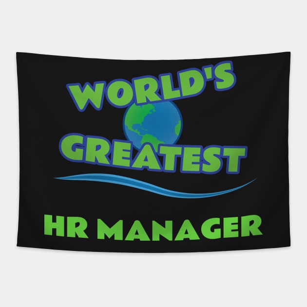 World’s Greatest HR Manager Tapestry by emojiawesome