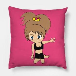 aerobics girls healty Pillow