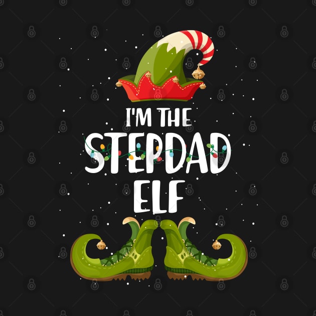 Im The Stepdad Elf Shirt Matching Christmas Family Gift by intelus