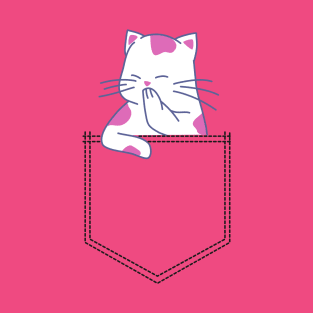 Cat in a Pocket T-Shirt